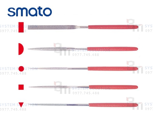 SMT-140 (Bộ dũa mài, #120, 5 cây) - Smato